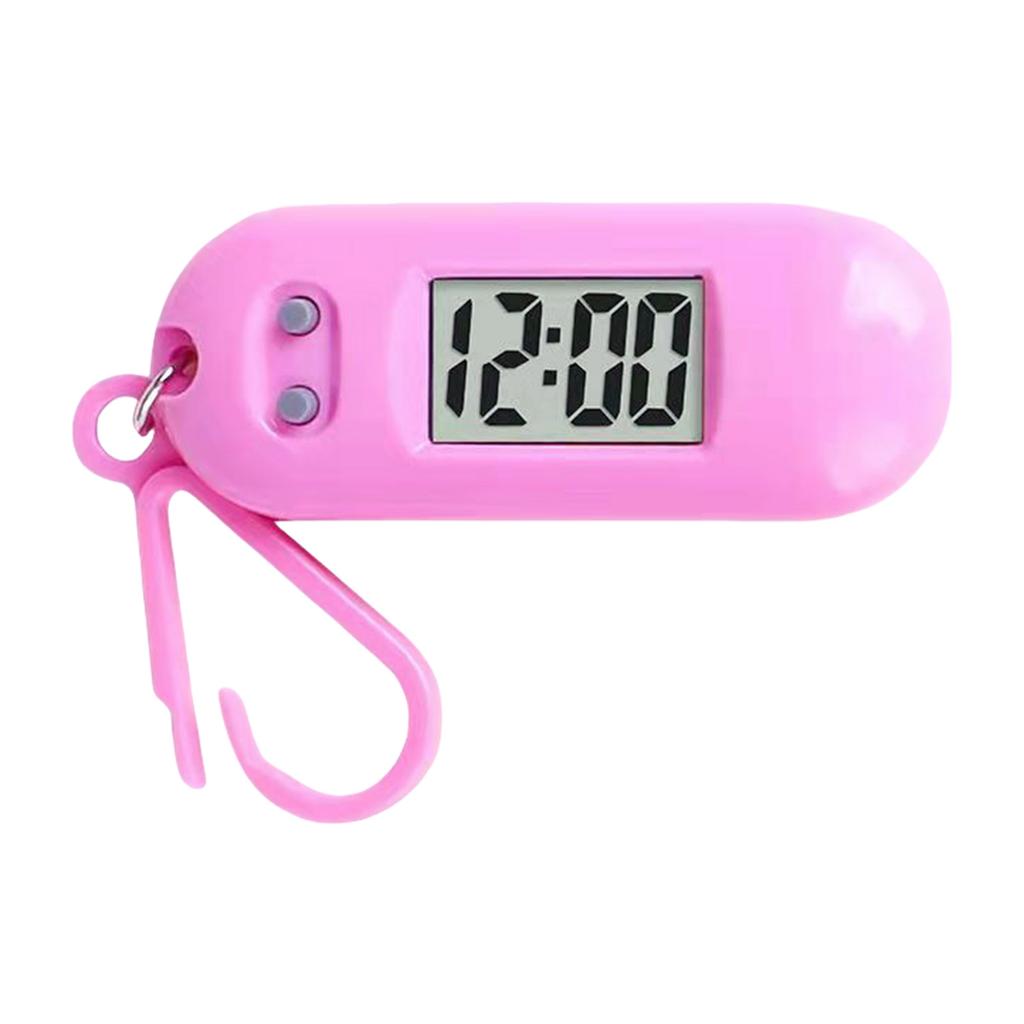 Спортивные светодиодные цифровые карманные часы-брелок, миниатюрные часы для студентов и детей, практичный аксессуар для рюкзака для путешествий