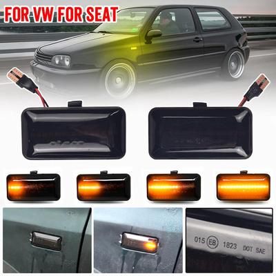 Для VW Golf 3 MK3 1H1 1H5 1E7 Passat 35i Vento 1H2 1991 1992 1993 1994 1995 светодиодный боковой габаритный указатель поворота