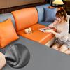 Waterproof PU Leather Sofa Cover For 1 2 3 4 Seater Removable Washable Sofa Cushion Protector Anti Dirt Sofa Slipcovers