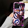 Чехол Demon Slayers Аказа для iPhone 13 12 Mini 11 Pro Max Мягкий чехол для телефона X XS XR 7 SE 8 Plus 6 6S 5 5S Силиконовый Черный Capa