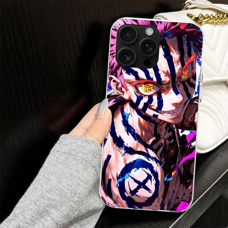 Чехол Demon Slayers Аказа для iPhone 13 12 Mini 11 Pro Max Мягкий чехол для телефона X XS XR 7 SE 8 Plus 6 6S 5 5S Силиконовый Черный Capa
