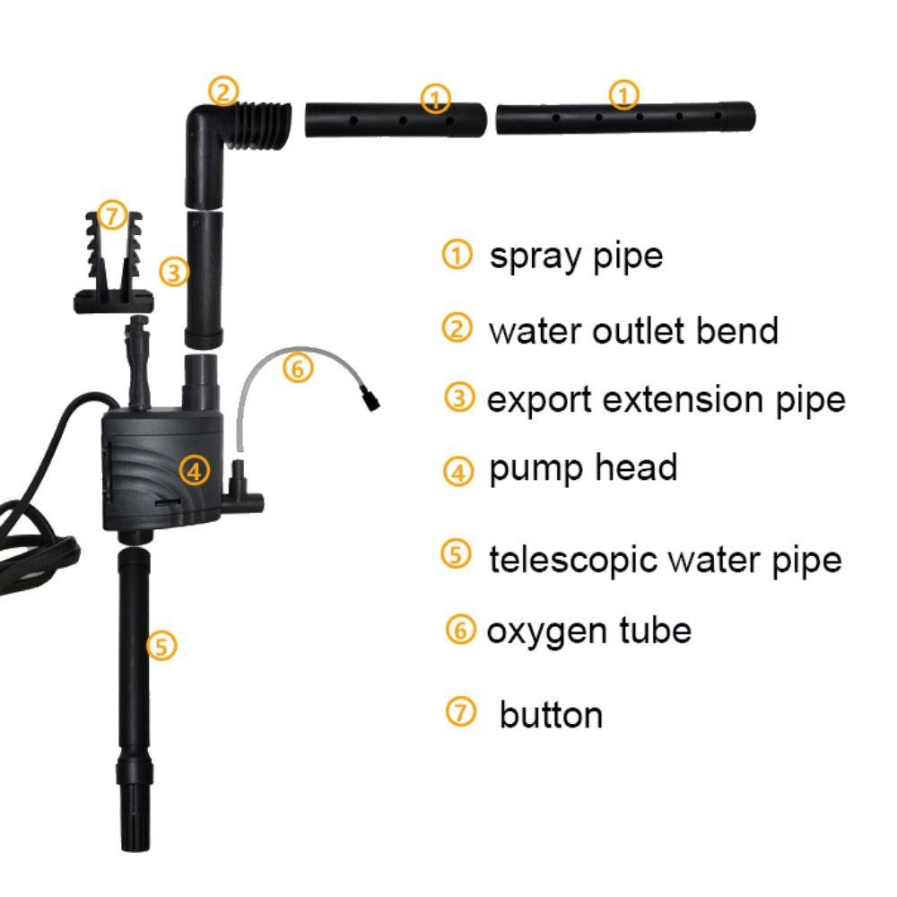 Бесшумный фильтр для аквариума, съемный коллектор для фильтрации рыбьих экскрементов, погружной насос для домашнего аквариума