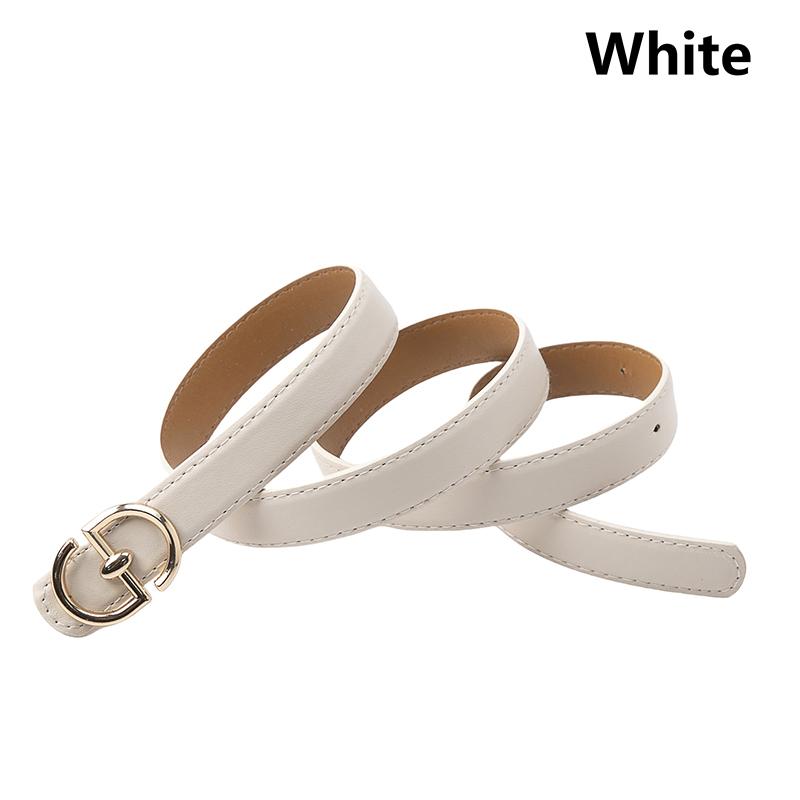 Ремень из искусственной кожи для женщин с двойной круглой металлической пряжкой, дизайнерский женский джинсовый ремень для брюк, декоративный пояс, подарок