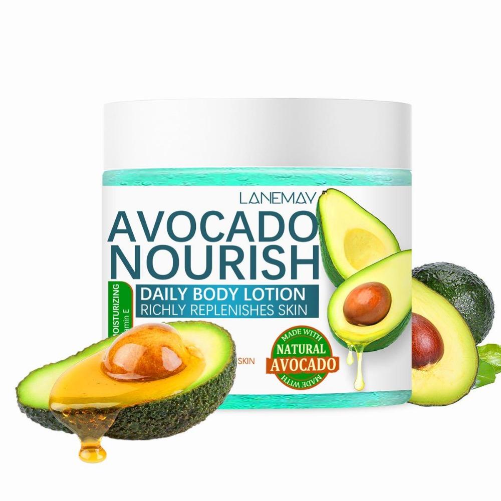 200 г увлажняющего и разглаживающего лосьона для тела с авокадо и ниацинамидом, натуральные ингредиенты увлажняющего геля, увлажнение кожи