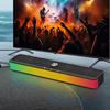 Компьютерные колонки Умная RGB звуковая панель для ПК Портативные настольные колонки Для душа Вечеринки Рождественской комнаты Патио Автомобиля Телефона Музыкального Театра