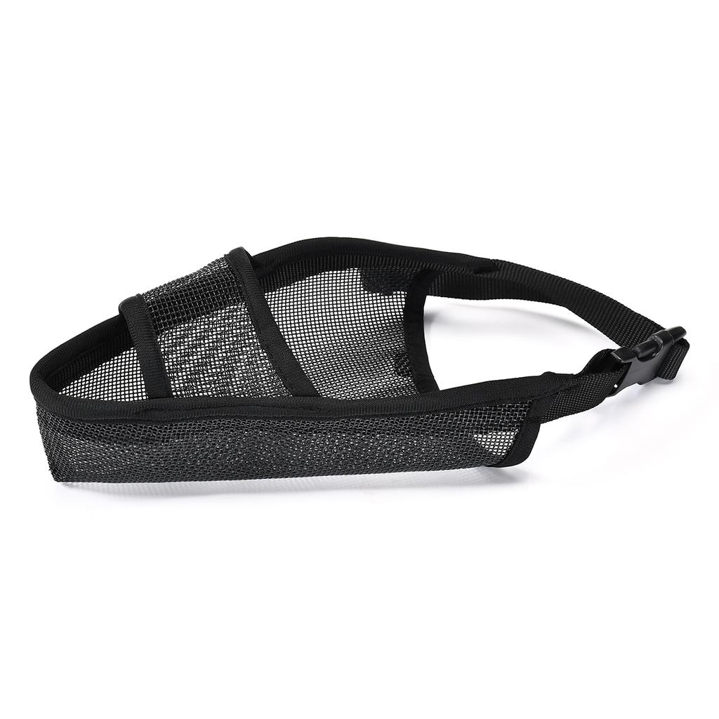 Soft Nylon Dog Muzzle With Adjustable Breathable Mesh Anti-Biting Anti-Barking Licking Prevention, Comfortable Dog Mask