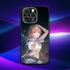 Чехол для телефона M-Misaka Anime Mikoto для iPhone 16e, 16, 15, 14, 13, 12, 11, Pro, X, XS, Max, XR, Plus, Mini, Мягкий черный чехол