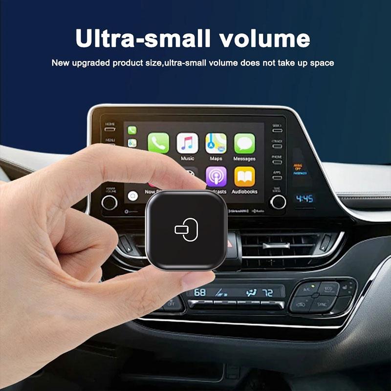 2 in 1 Wireless CarPlay Adapter&Android Mini Auto Wireless Adapter 5Ghz WiFi Type-C/USB Plug & Play Carplay Wireless Adapter