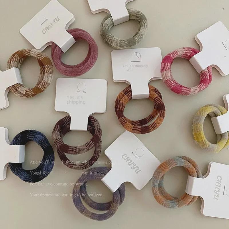 Корейская минималистская веревка для волос: Простая в использовании резинка для высоких хвостов и аксессуаров для волос