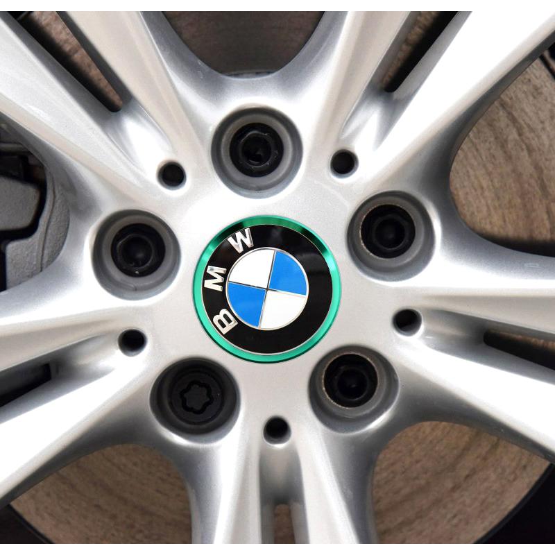 4pcs Car modified wheel hub decorative Circle Colorful aluminum alloy ring sticker for VW Volkswagen Golf Polo jetta car styling mhsv0