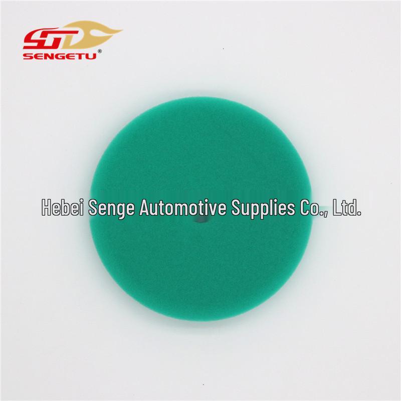 5-Inch Beveled Sponge Polishing Pad - Self-Adhesive Scratch Repair Tool