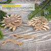 20pcs Wood Wooden Dreamcatchers Wooden Pendant Unfinished Wood Hanging Ornaments String Decor Dream Catcher Kits Boho Bedroom