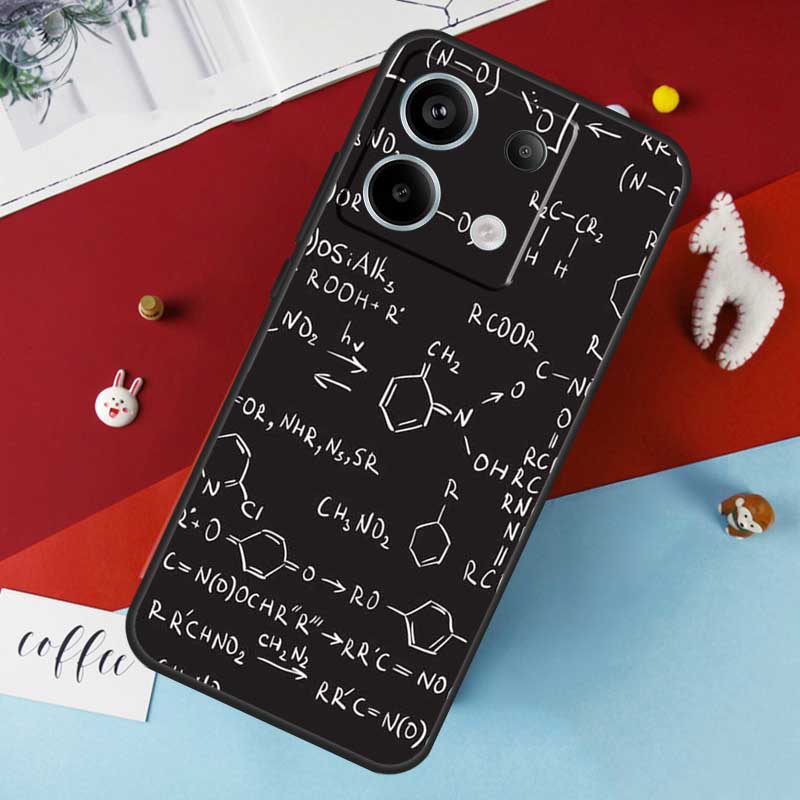 Биология Химия Чехол Для Xiaomi Redmi Note 13 12 11 8 9 10 Pro Note 12S 11S 10S Redmi 12 10C 12C 13C Чехол