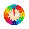 Montessori Children Clock Wooden Time Learning Puzzle Clock for Children Early Education Hour Minute Cognition Teaching Aids