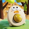 Игрушка Вареное яйцо с вытекающим желтком на шнурке для снятия стресса, мультяшное яйцо для сжимания