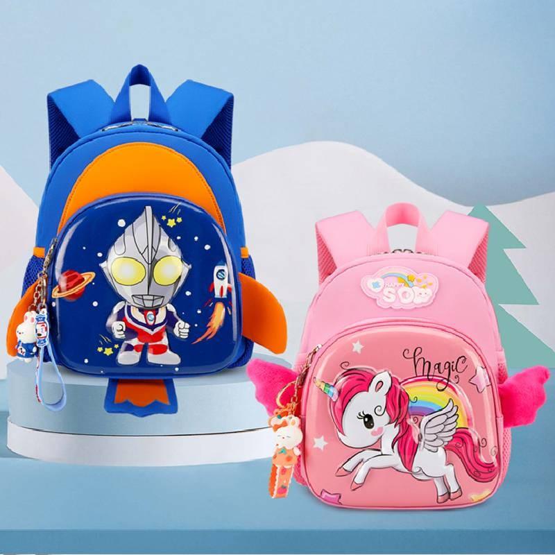 2023 New Cute 3d Animal Backpack For Kids Fun Kindergarten Nylon School Bag