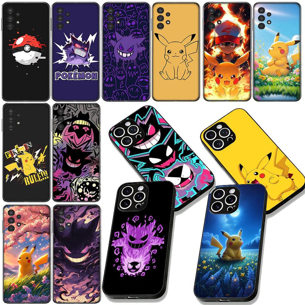 P-Pokemons GO Gengar P-Pikachus Phone Cover for Xiaomi Poco C85 C65 C75 X7 X6 M6 M8 F7 F8 Ultra F6 Pro 4G 5G Protective Case