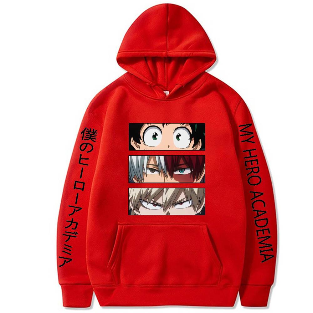 Япония Аниме Моя геройская академия Тодороки Сёто Графический принт Мужские и женские толстовки Boku No Hero Academia Уличная одежда Harajuku Толстовка