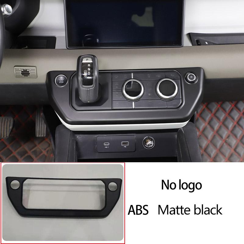 For Land Rover Defender 90 100 2020-2025 ABS Car Air Conditioning Mode Button Decorative Frame Sticker Car Accessories