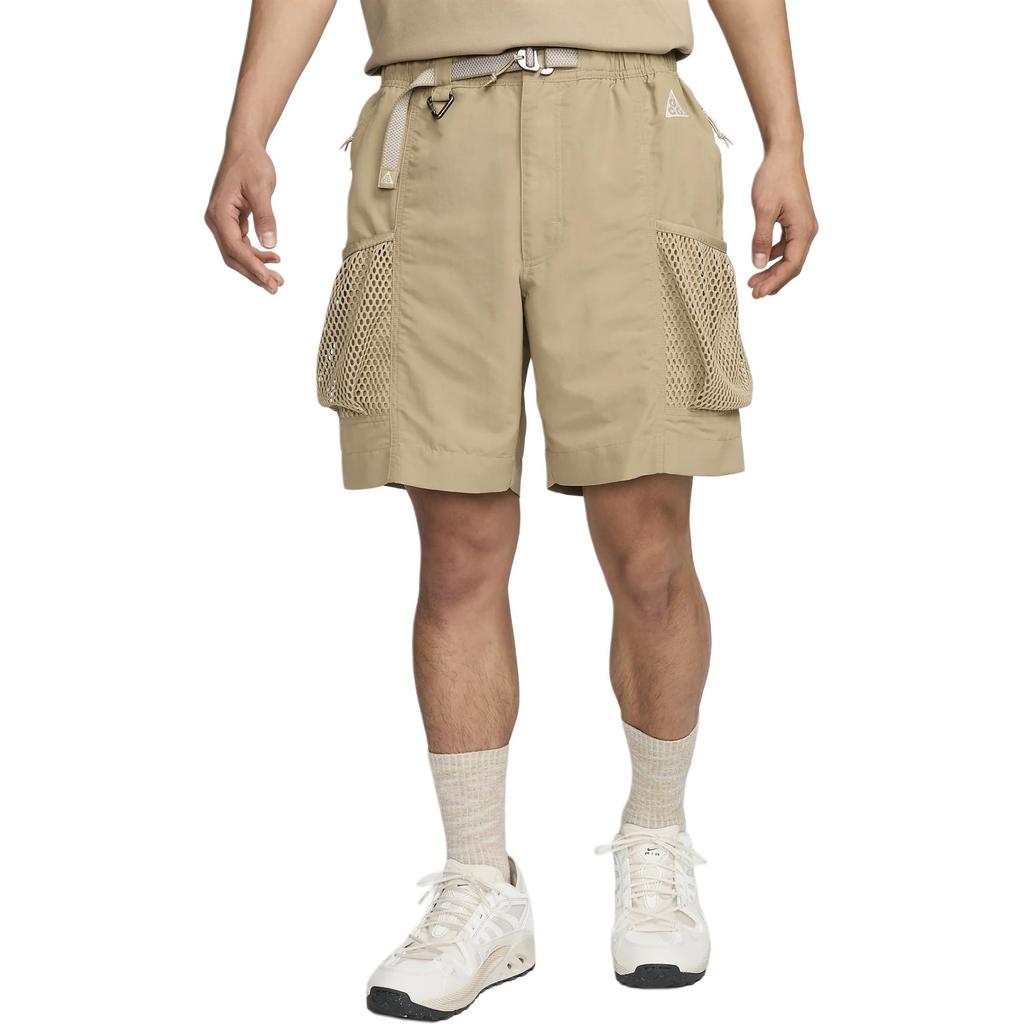 Nike ACG Snowgrass Breathable Waterproof Comfortable Cargo Shorts Men shorts Khaki Light-Iron-Ore Summit-White DV9406-247