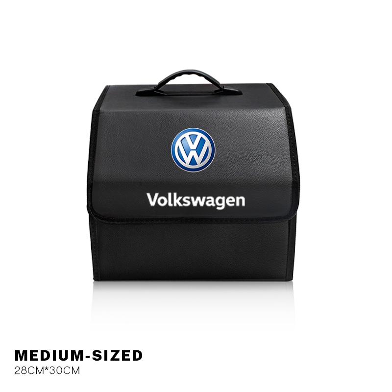 Car Trunk Storage Box Organizer Stowing Tidying Container Bag For VW Scirocco Jetta Beetle Golf Passat B6 Polo Tiguan CC Hub Cap