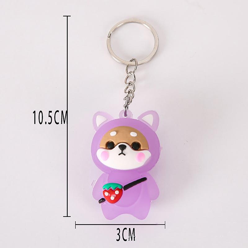 Светящийся мультяшный брелок Chaigou, сумка, подвеска, автомобиль, милый брелок для ключей, игрушечная фигурка, подвеска, коллекционные подарки для детей, креативный брелок