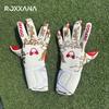 ROXXANA Латексные футбольные вратарские перчатки Профессиональные Противоскользящие Защитные Мужские Женские Юношеские Детские Матчевые Тренировочные Футбольное оборудование