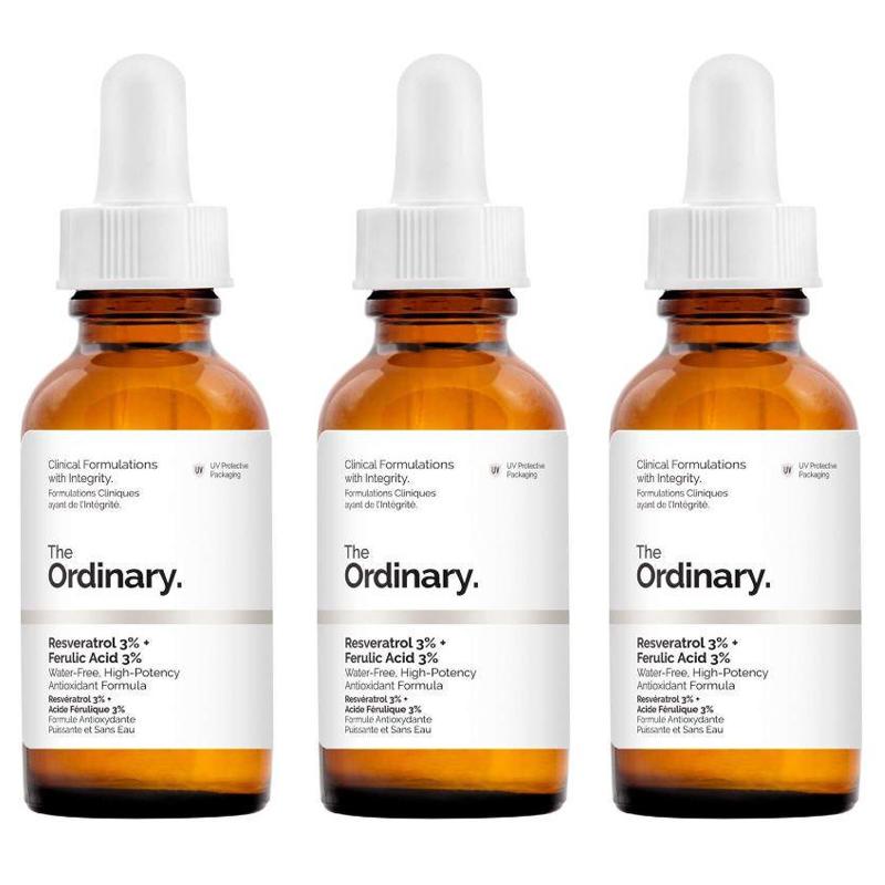 THE ORDINARY Ресвератрол 3% + феруловая кислота 3%, высокоэффективная антиоксидантная формула 30 мл (3 варианта)