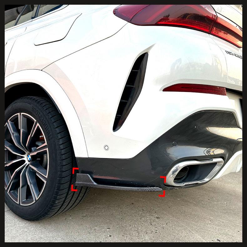 Комплект для внешней модификации BMW X6 G06 Sport 2019+: Передний сплиттер, Дефлектор, Заднее антикрыло, Пороги.