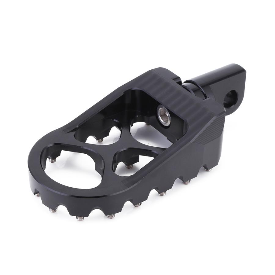 Подножки CNC широкие толстые подножки вращающиеся подножки черные для Dyna Sportster Iron 883 Fatboy Bobber