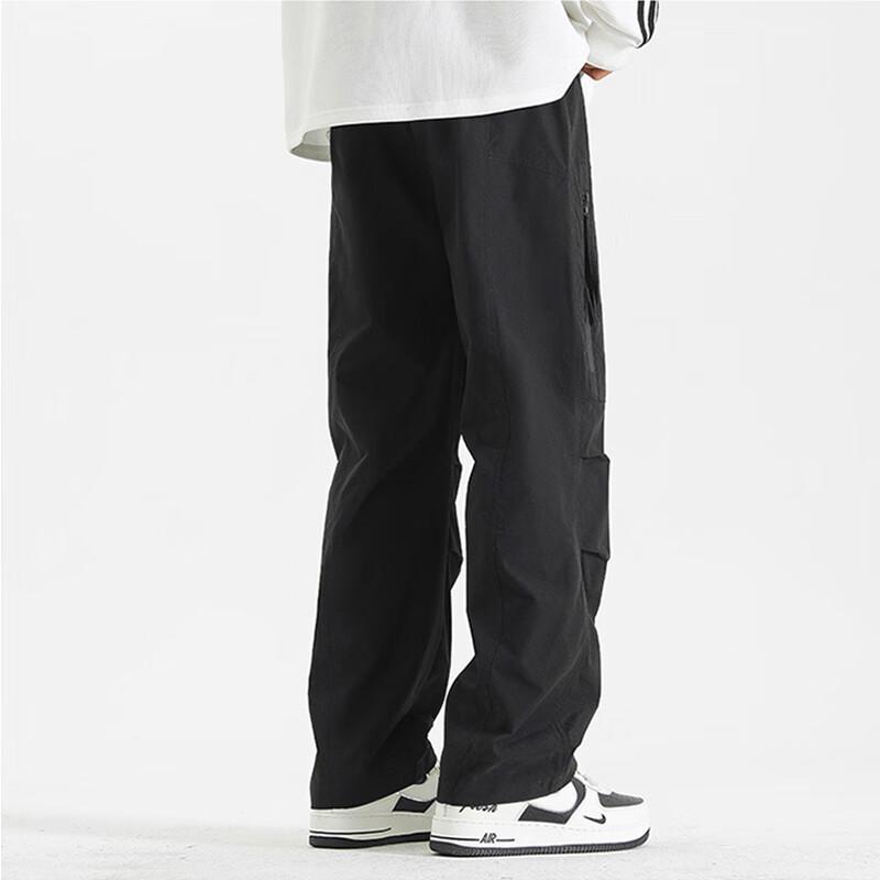 Wassup Sohot Men's Loose Straight Cargo Pants