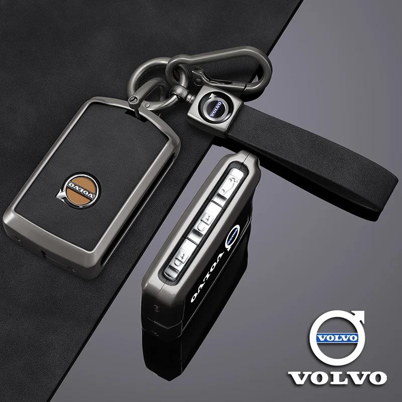 mlphz1 Zinc Alloy Car Key Case Shell Cover Holder Protection For Volvo XC40 XC60 S90 XC90 V90 2017 2018 T5 T6 T8 Polestar 1 2 Accessory