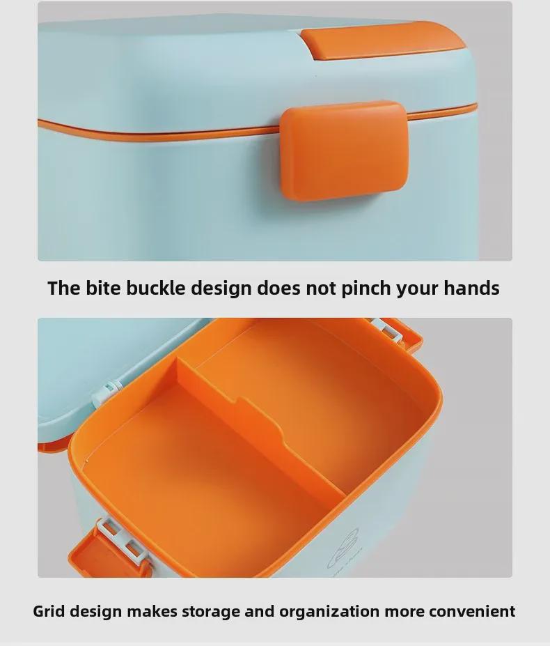 Большая переносная аптечка: Семейный набор с многофункциональным хранилищем для экстренных случаев и домашнего использования