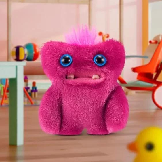 Плюшевые игрушки Fuggler Монстры с кривыми зубами Fuggler Малыш Мультяшный Странный кролик с большими глазами Плюшевая игрушка Kawaii Многоцветная плюшевая кукла 8-9 см