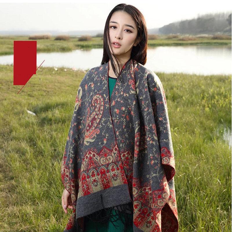 Дышащая, теплая и универсальная домашняя, осенне-зимняя женская шаль для путешествий, толстый плащ, одеяло с кондиционером