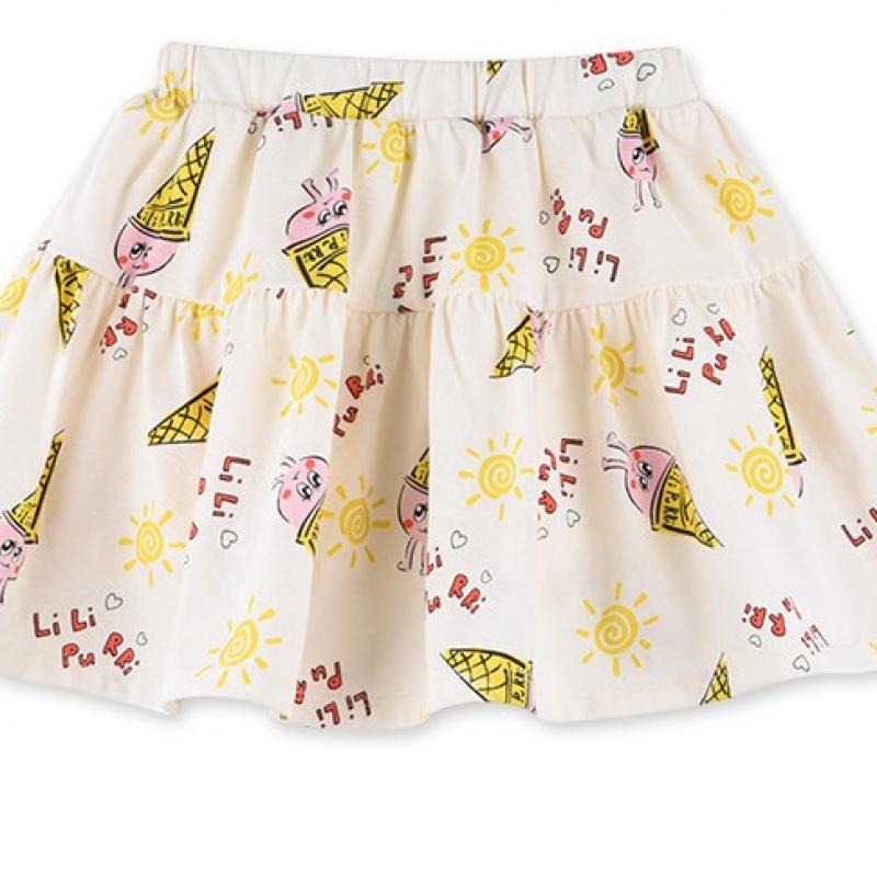 [lilipuri] Sun   Ice Cream Top And Bottom Pack  Cream 