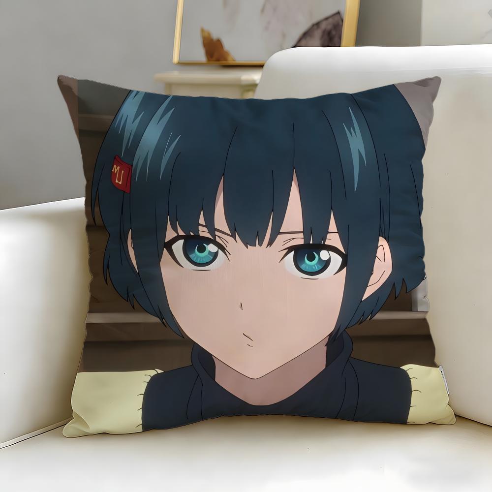 Malevolent Spirits Mononogatari Cushion Cover Soft EasyWash Pillow Case Versatile for Couch Bed Travel and Office