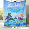 Ретро Z-Zelda Мультяшный Линк Игры Фланелевое Одеяло, Ультра Мягкий Теплый Плюшевый Плед для Дома Спальни Кровати Дивана Походного Пикника Ребенка