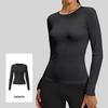 Women's Slim-Fit Long-Sleeve Yoga and Running Top