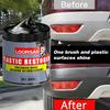 Пластиковый ремкомплект для брызговиков, Быстрое восстановление блеска, Защита, Набор для ухода за автомобилем, Включает воск для придания блеска шинам и крем-заполнитель