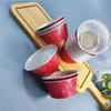 50Pcs Disposable Baking Cup Tray Food Grade Cupcake Mold Aluminum Tin Foil Baking Pans  Pudding