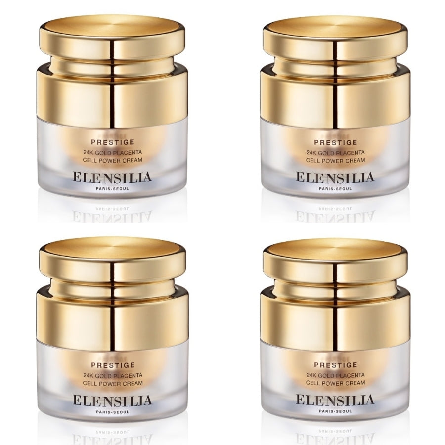 Elensilia Prestige 24K Gold Placenta Cell Power Cream 50ml*1Pc/2Pcs/3Pcs/4Pcs
