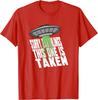 Alien Abduction Sorry Earthlings This One Is Taken Graphic Tee Casual Cotton T-Shirt for Men