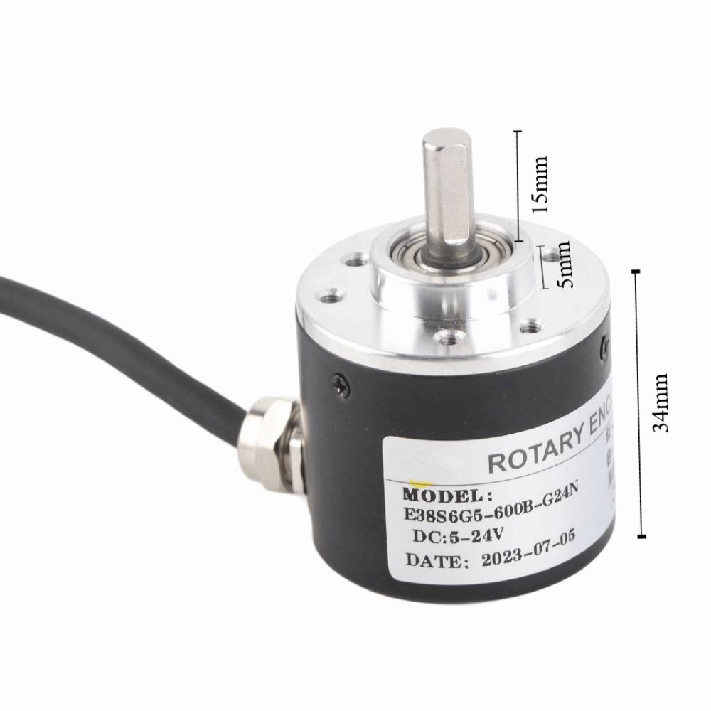 AB 2 Phase Rotary Encoder 600P/R Optical Rotary Transducer  Measuring The Rotational Rate