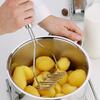 Многофункциональная картофелемялка из нержавеющей стали - Измельчитель овощей и фруктов Кухонный инструмент