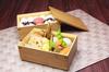 Banyo Made in Japan Soot Bamboo Lunch with 13 x 9 x 10 Product Number 57034A Two-Tiered Box, Mini, Belt, cm,