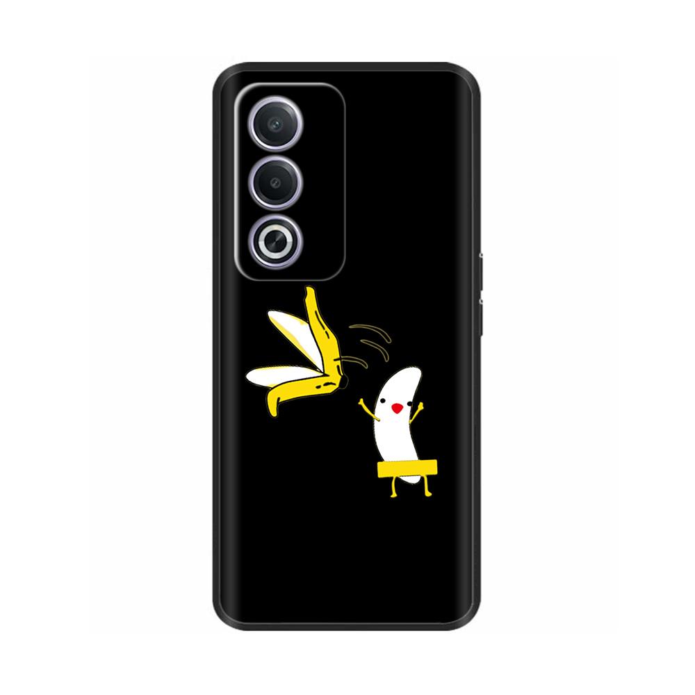Чехол для телефона OPPO K12X 5G 6.67" CPH2667 Защитный Роскошный Мягкий Черный Силиконовый Ударопрочный Корпус Расписная Задняя Крышка Funda Coque
