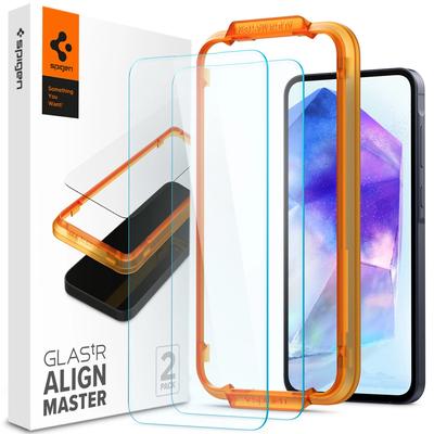 Закаленное стекло Spigen Alm Glas.tr 2 шт. Galaxy A35 5G Прозрачный