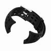 Silicone Rubber Men Smartwatch Wrist Band Bracelet for Suunto M1 M2 M4 M5 (Black)