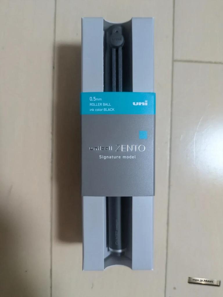 Mitsubishi Pencil Uniball Zento Модель Signature Металлический Черный 0.5 мм Япония